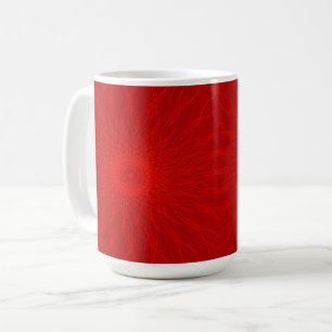 Red Mandala - 15 oz. Caneca