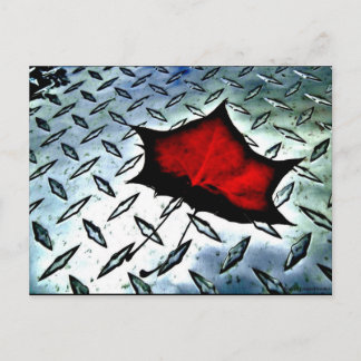 "Red Maple" Cartão Postal de Arte JTG