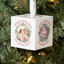 Red Merry Christmas, foto de feriado floral