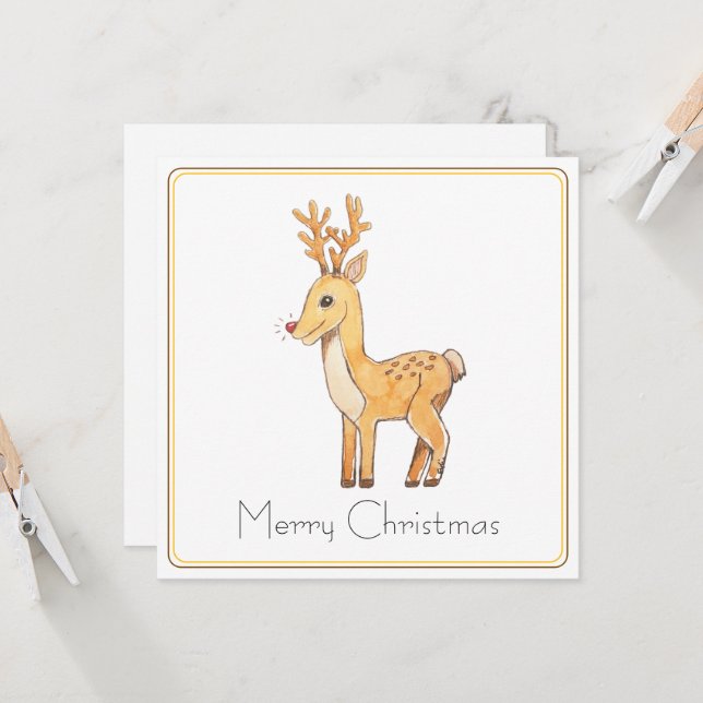 Red Nose Reindeer  (Frente/Verso In Situ)