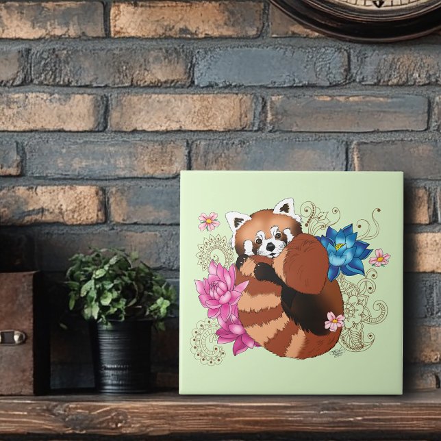 Red Panda Lotus Flowers Henna (Criador carregado)