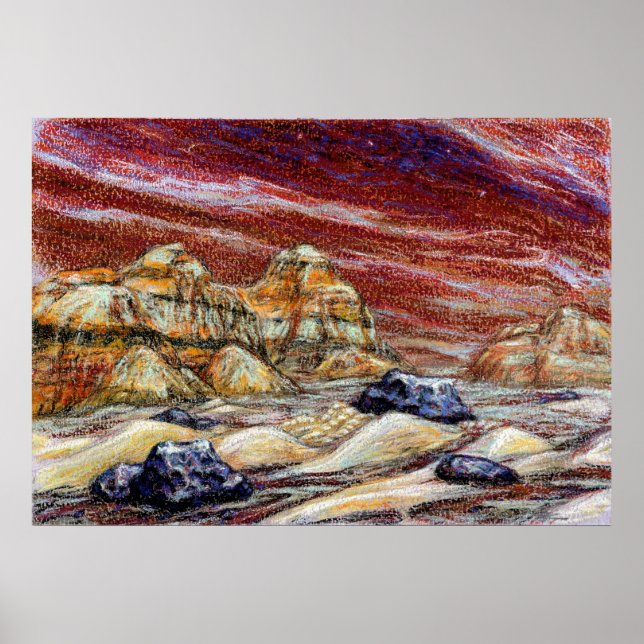 Red Planet Art Impressão (Frente)