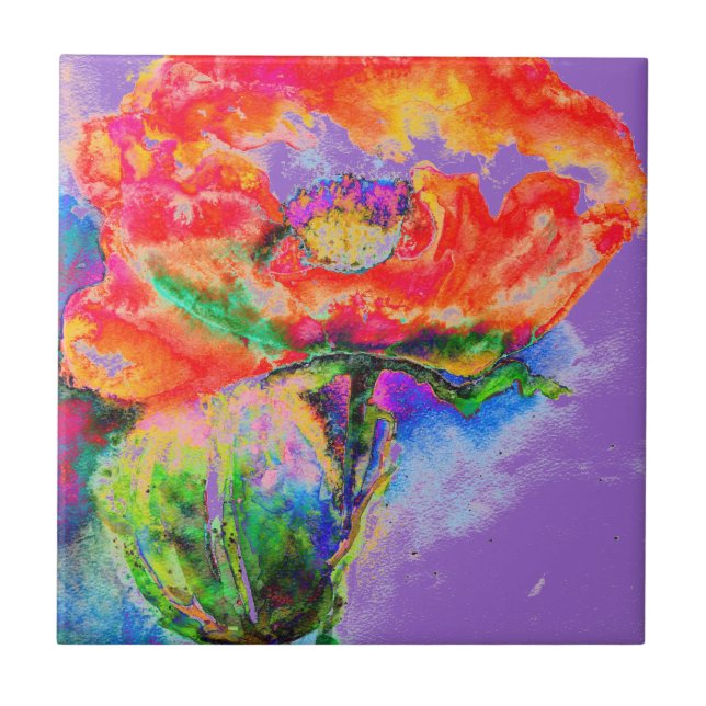 Red Poppy - púrpura (Frente)