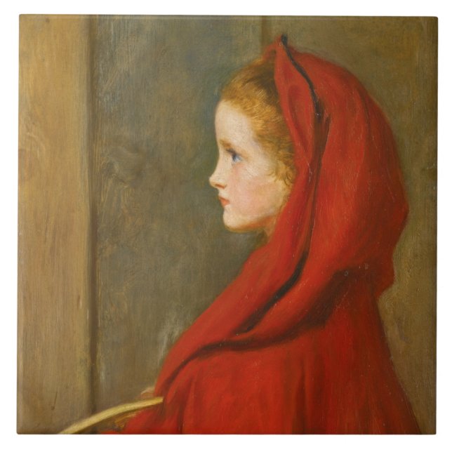 Red Riding Hood (por John Everett Millais) (Frente)