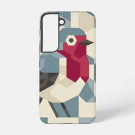 Red Robin in Vector Block Phone Case - Samsung