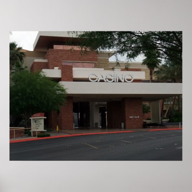 Red Rock Casino Las Vegas Front Entry Poster Impre (Frente)