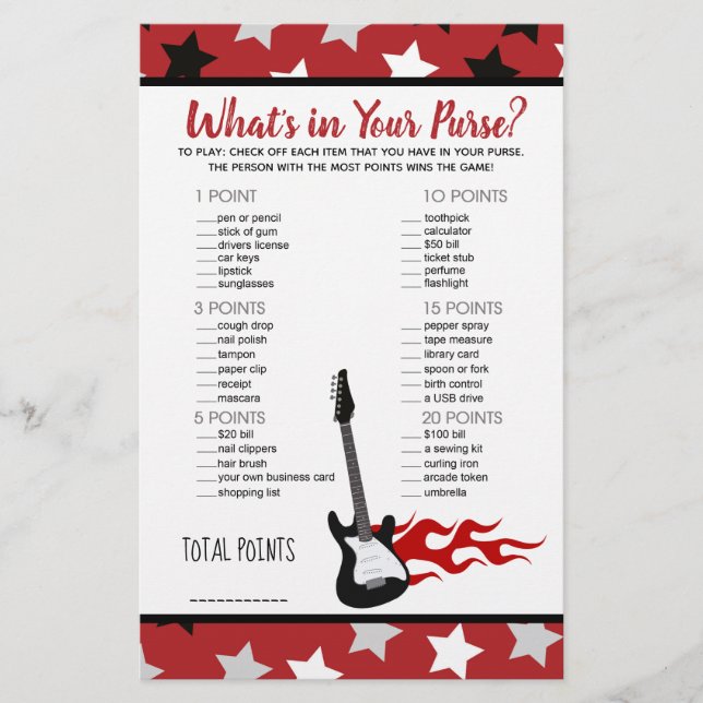 Red Rock Star Rock a Bye O que há no seu jogo de b (Frente)