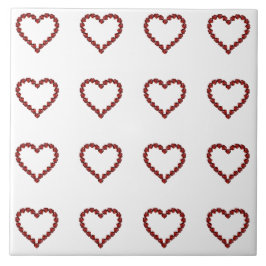 Red Ruby Gemstone Heart