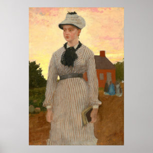 Red School House - Winslow Homer Fine Art Poster