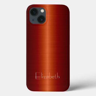 Red Stainless Steel Metal