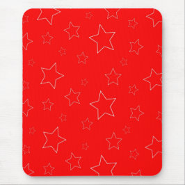 Red Stars Mousepad