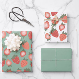 Red Strawberry Seamless Patterno