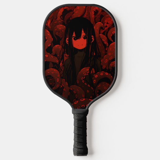 Red Tentacle Horror Animy Girl (Front)
