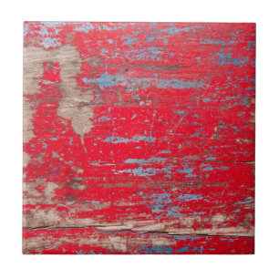 Red Vintage Wood