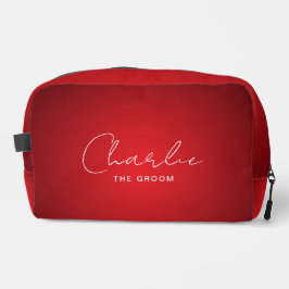 Red Wedding The Groom Personalizado