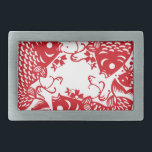 Red Whirling Koi Carp Fish Group<br><div class="desc">Lindos gráficos no estilo asiático de um grupo de peixes Koi que se zumba.</div>
