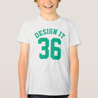Red White e Emerald Green Kids | Sports Jersey