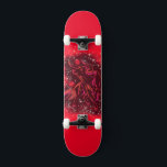 Red Wild Bull no skate Starry Night<br><div class="desc">Seu texto - Magic Red Neon Bull em execução - Incrível Desenho Zodíaco de Noite Estrelada - Escolha / Adicione seu Texto / Cor - Faça seu presente especial - Redimensione e mova ou remova e adicione elementos / imagem com ferramenta de personalização! - Desenho e Design por MIGNED. Você...</div>