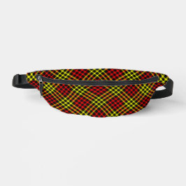 Red Yellow Plaid Checker Seamless Pattern