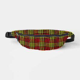 Red Yellow Plaid Checker Seamless Pattern