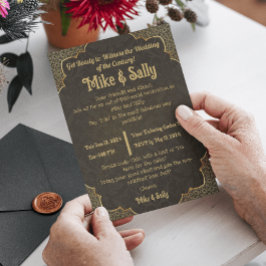 Redação Divertida de Convite de Casamento