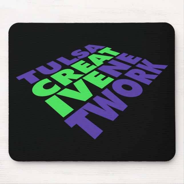 Rede criativa Mousepad de Tulsa (Frente)