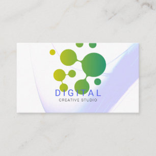 Rede Digital Cartão de Visita Empresarial com Lo