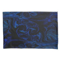 Redemoinho Azul Preto Abstrato Fumê Legal