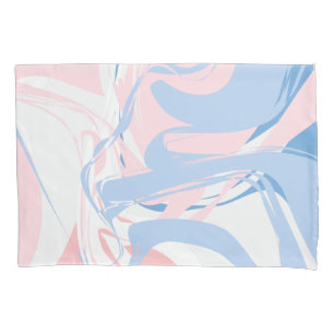 Redemoinho de Mármore Branco Azul Rosa