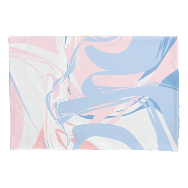 Redemoinho de Mármore Branco Azul Rosa  (Frente)