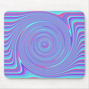 Redemoinho Mousepad do azul e do rosa