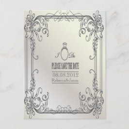 redemoinhos elegantes convite de casamento moderno