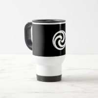 Redemoinhos em forma de caneca de viagem de bola