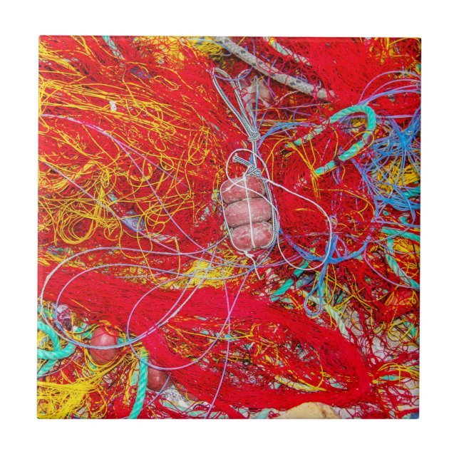 Redes de pesca coloridas (Frente)