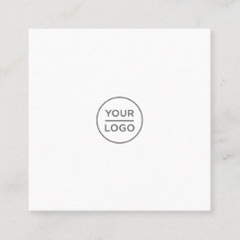 Redes sociais de cartões de visitas quadrados de l