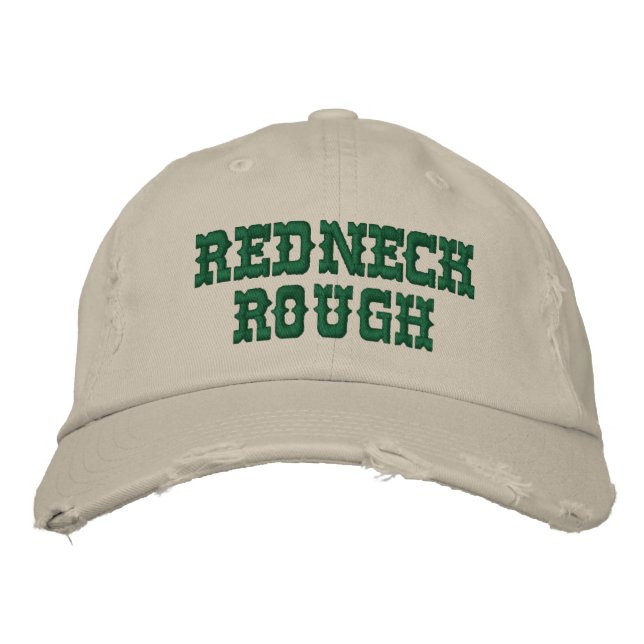 REDNECK ROUGH - BONÉ BASEBALL DE VISUALIZAÇÃO DIST (Frente)