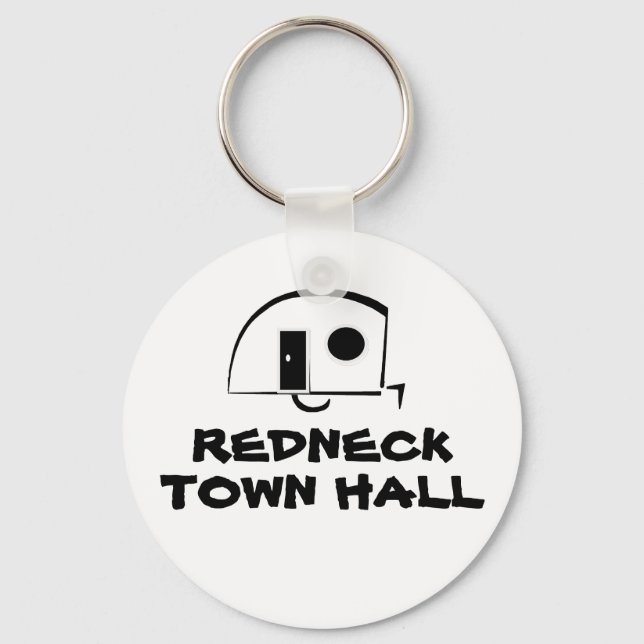 REDNECK TOWN HALL chaveiro (Frente)