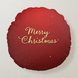 Redonda almofada de Natal