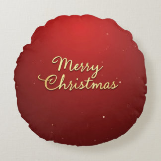 Redonda almofada de Natal