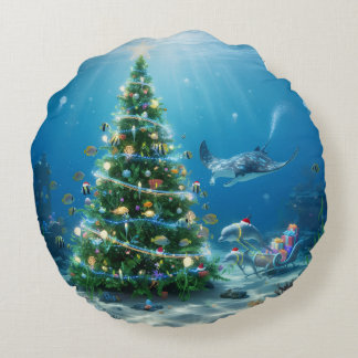 Redonda Almofada de Natal
