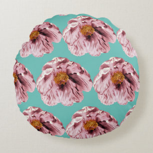 Redonda Almofada decorativa de colônias de vegetação da