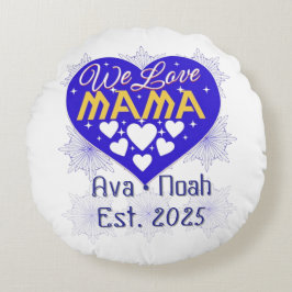 Redonda Almofada Decorativa Mama – Decoração Minimalista e