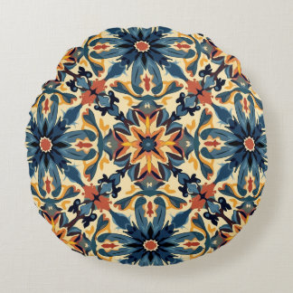 Redonda almofada marroquina