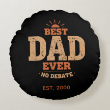 Almofada Personalizada Retro Melhor Pai de Todos o