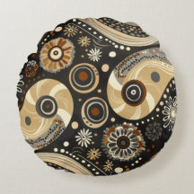 Boho Tribal Paisley e Mandala Almofada