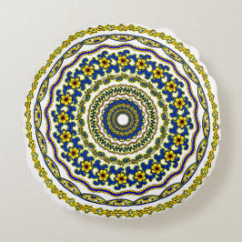 Redonda travesseiro zen, almofada para meditação