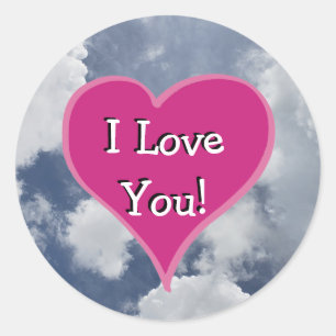 Redondo 𝗜 𝗟 𝘃 𝗲 𝗬 𝗼 𝗼! Adesivo