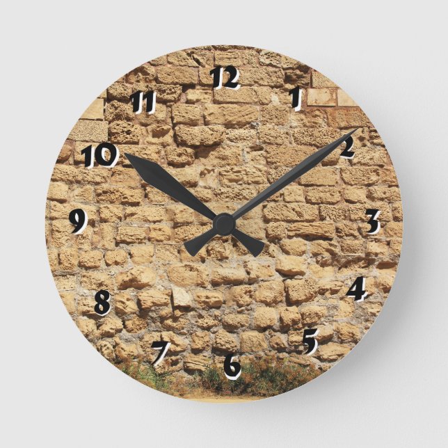 Redondo 12 Opções de Número para Escolher do Relógio de Pa (Frente)