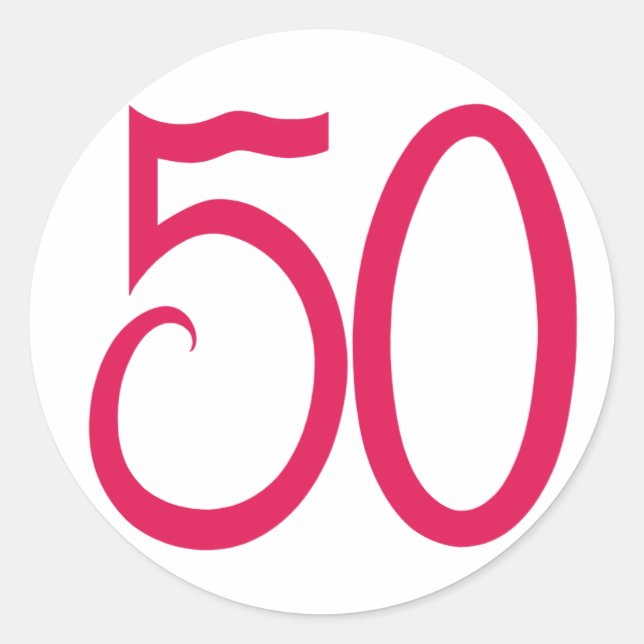 Redondo 50 Adesivo (Frente)