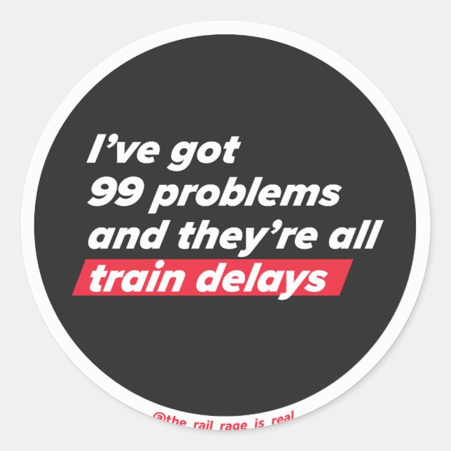 Redondo 99 Problemas - adesivo (Frente)